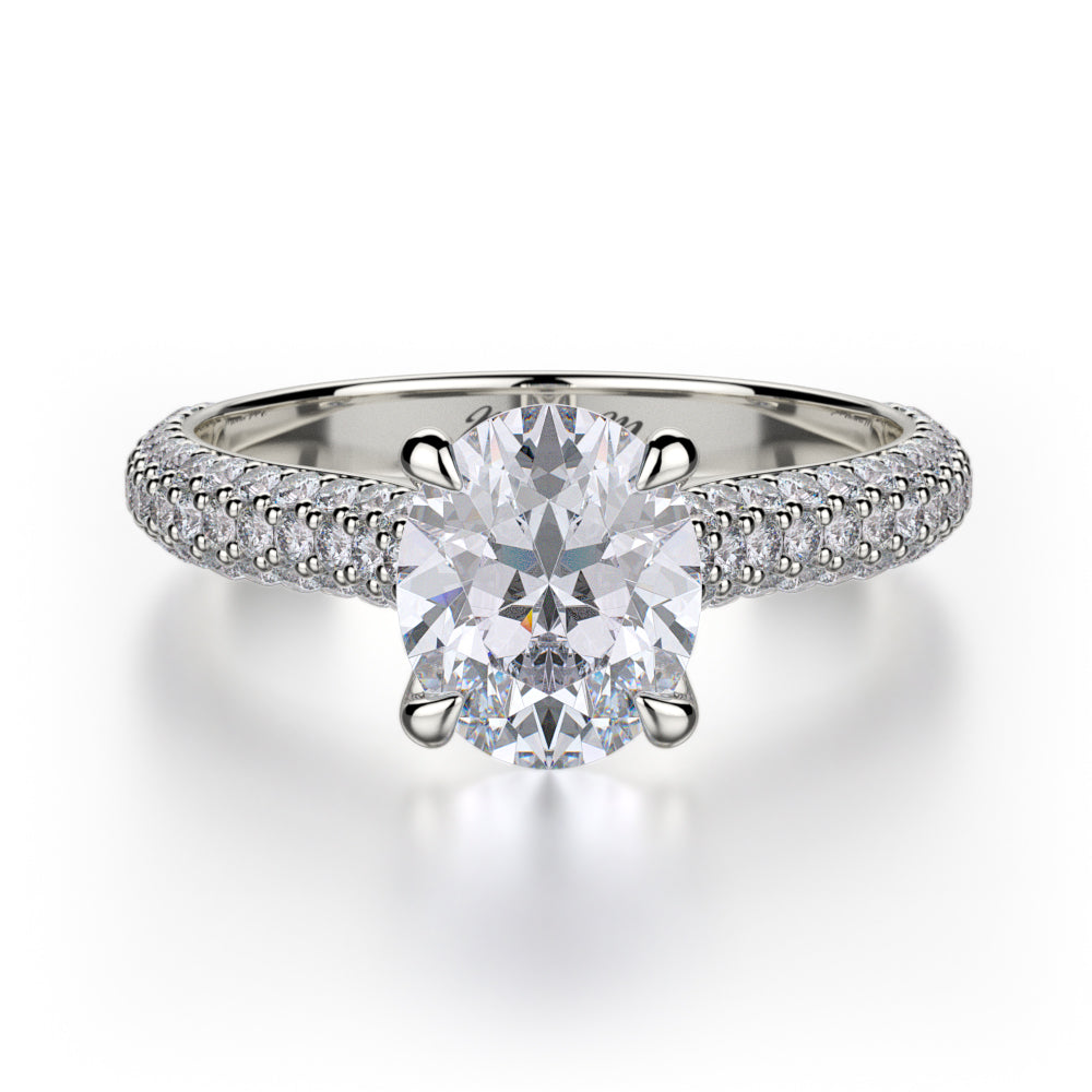 Michael M. R708 Engagement Ring Platinum