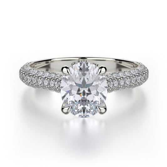Michael M. R708 Engagement Ring Platinum