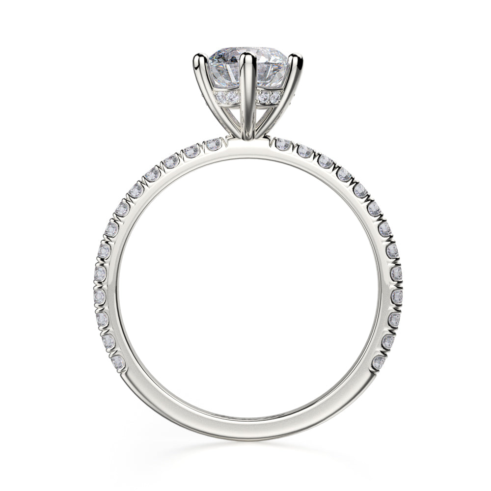 Michael M. R713 Engagement Ring Platinum