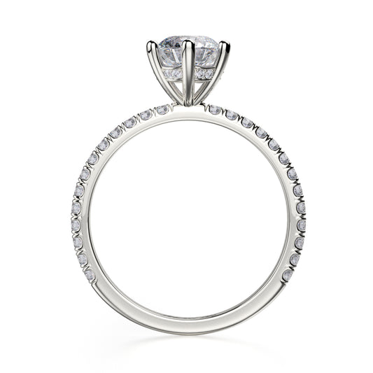 Michael M. R713 Engagement Ring Platinum