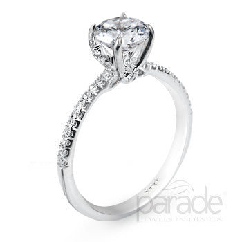 Parade Classic Collection Engagement Ring R2636B Platinum