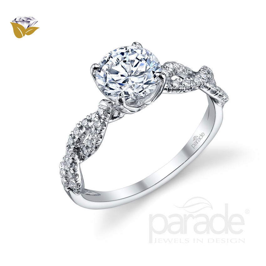 Parade Hemera Bridal Collection Engagement Ring R3059 Platinum