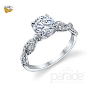 Parade Hemera Bridal Collection Engagement Ring R3059 Platinum