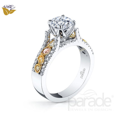 Parade Reverie Bridal Collection Engagement Ring R3101 Platinum