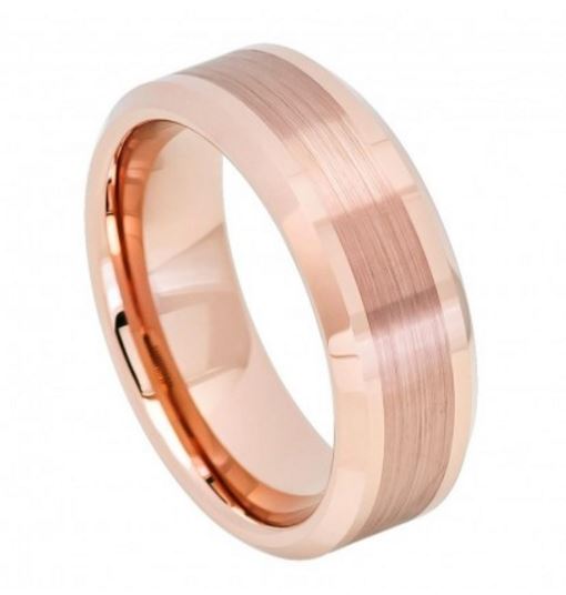 Tungsten Rose Men's Ring TR732